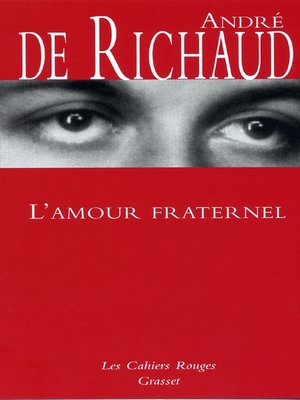 cover image of L'amour fraternel